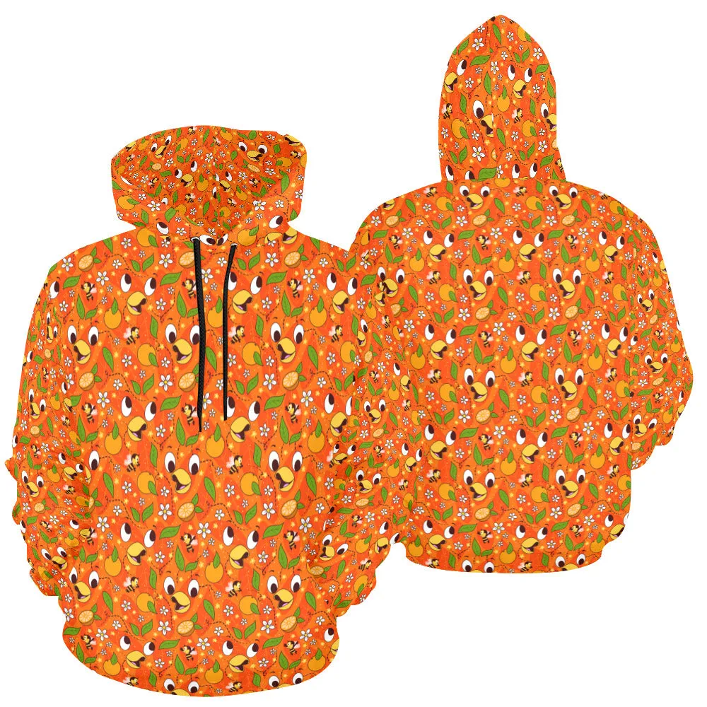 Orange Bird Hoodie for Men