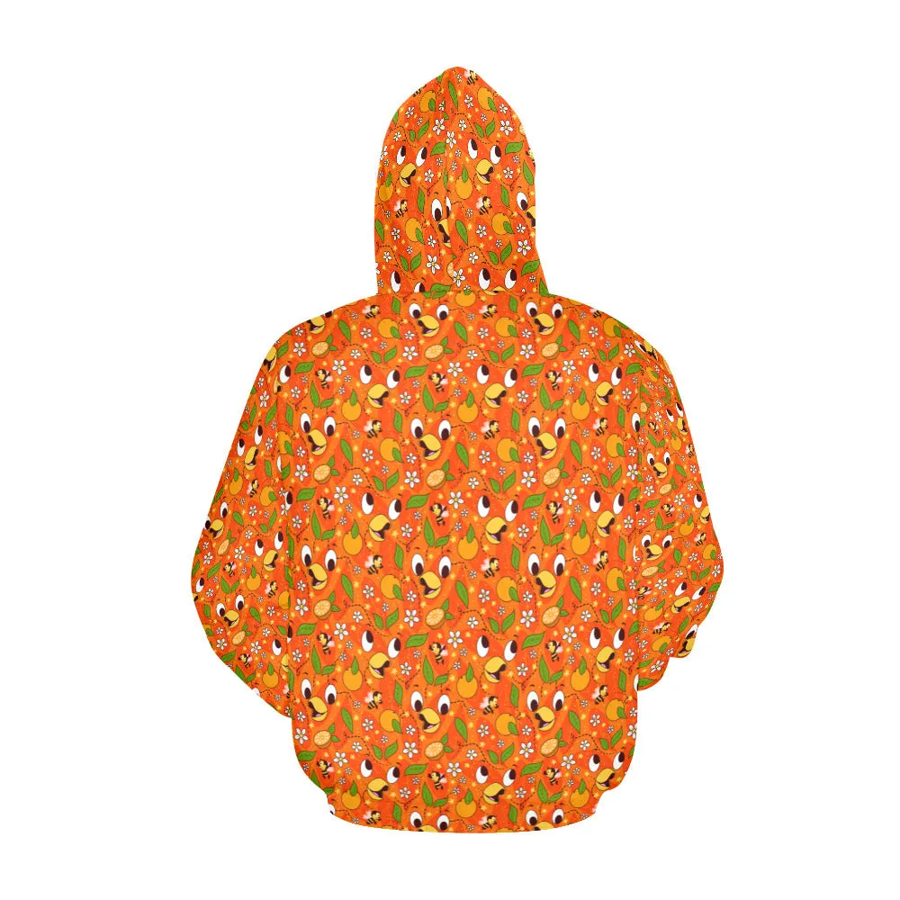 Orange Bird Hoodie for Men