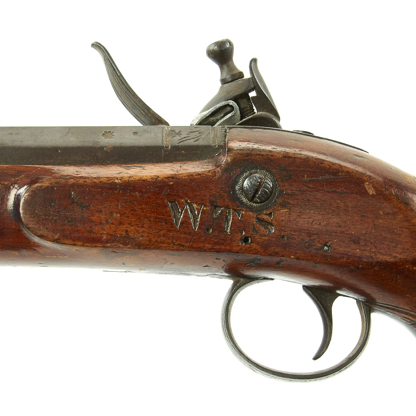 Original British Octagonal Barrel Flintlock Overcoat Pistol by W.J. Acot of London - c. 1825