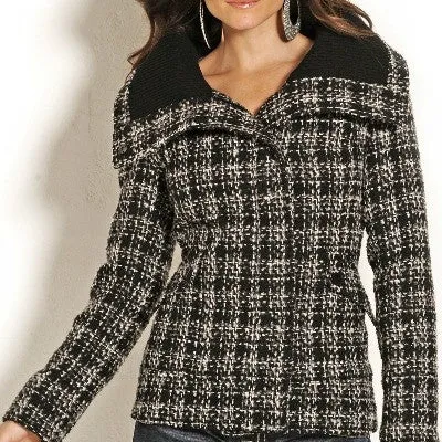 Panhandle Women's Black/Grey Wool Jacket