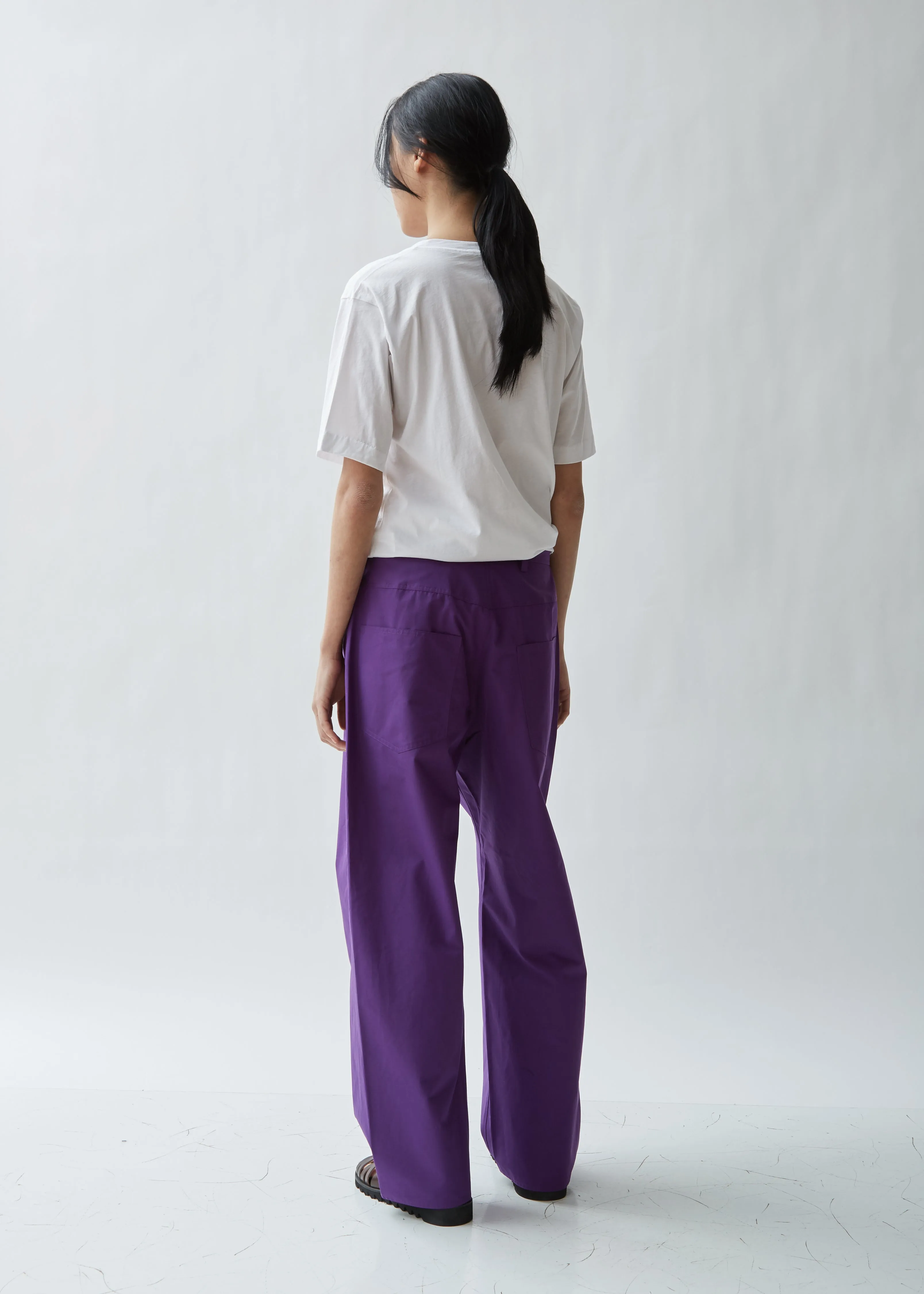 Poet Cotton Twill Compact Trouser