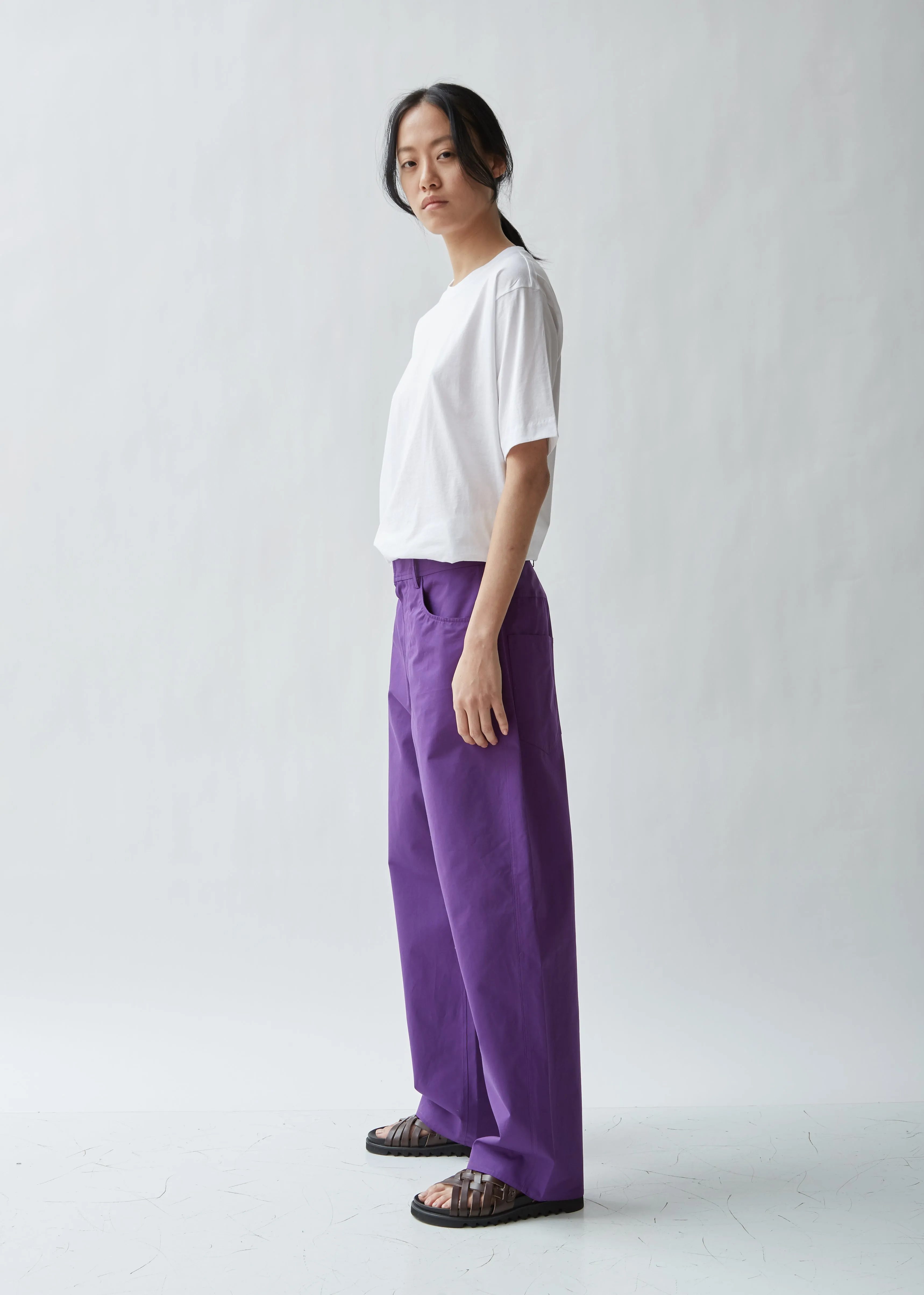 Poet Cotton Twill Compact Trouser