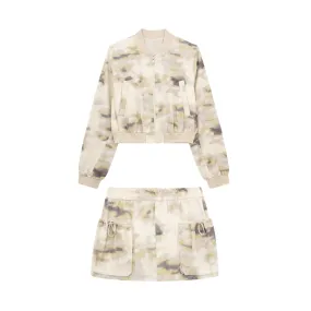 Pre Order:  Cropped Jacket   Mini Skirt Set