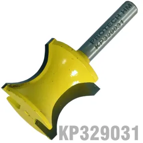 PRO-TECH EXTERNAL BULL NOSE 1' (24.4MM) X 3/4'  HALF RADIUS RADIUS 3/16' 1/4' S KP329031