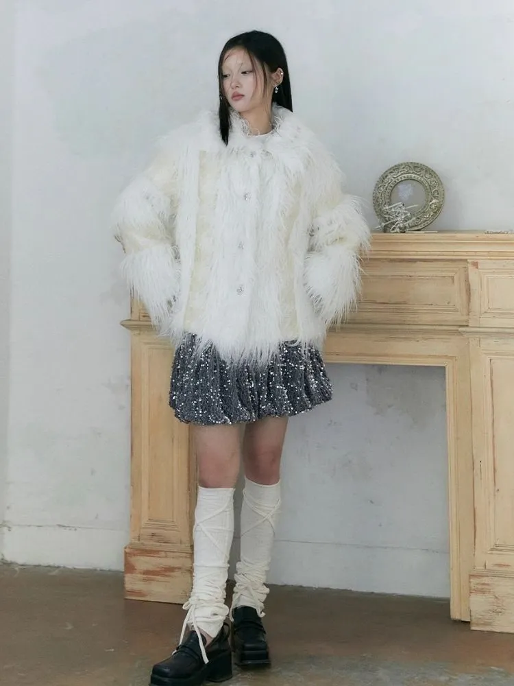 Pure Lust Patchwork Fur Warm Coat【s0000004955】