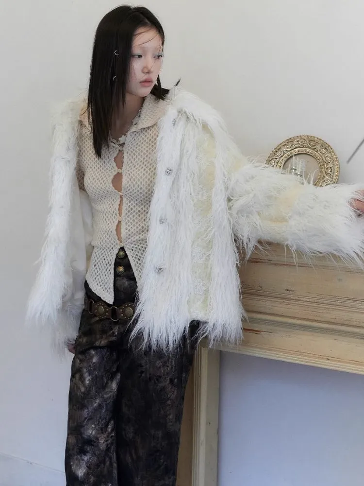 Pure Lust Patchwork Fur Warm Coat【s0000004955】