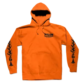 PYLON FLAMES HOODIE ORANGE