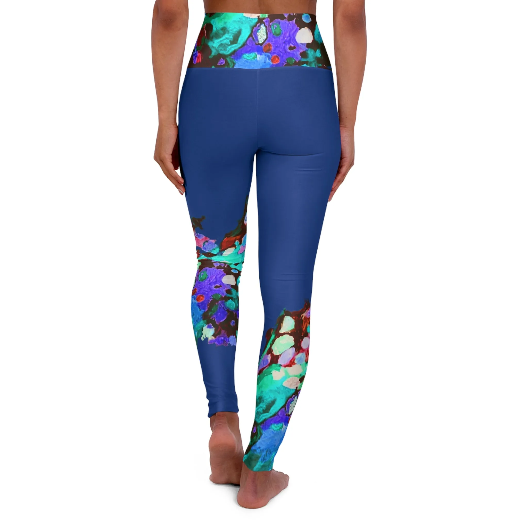 RAICES. High Waisted Yoga Leggings (AOP)