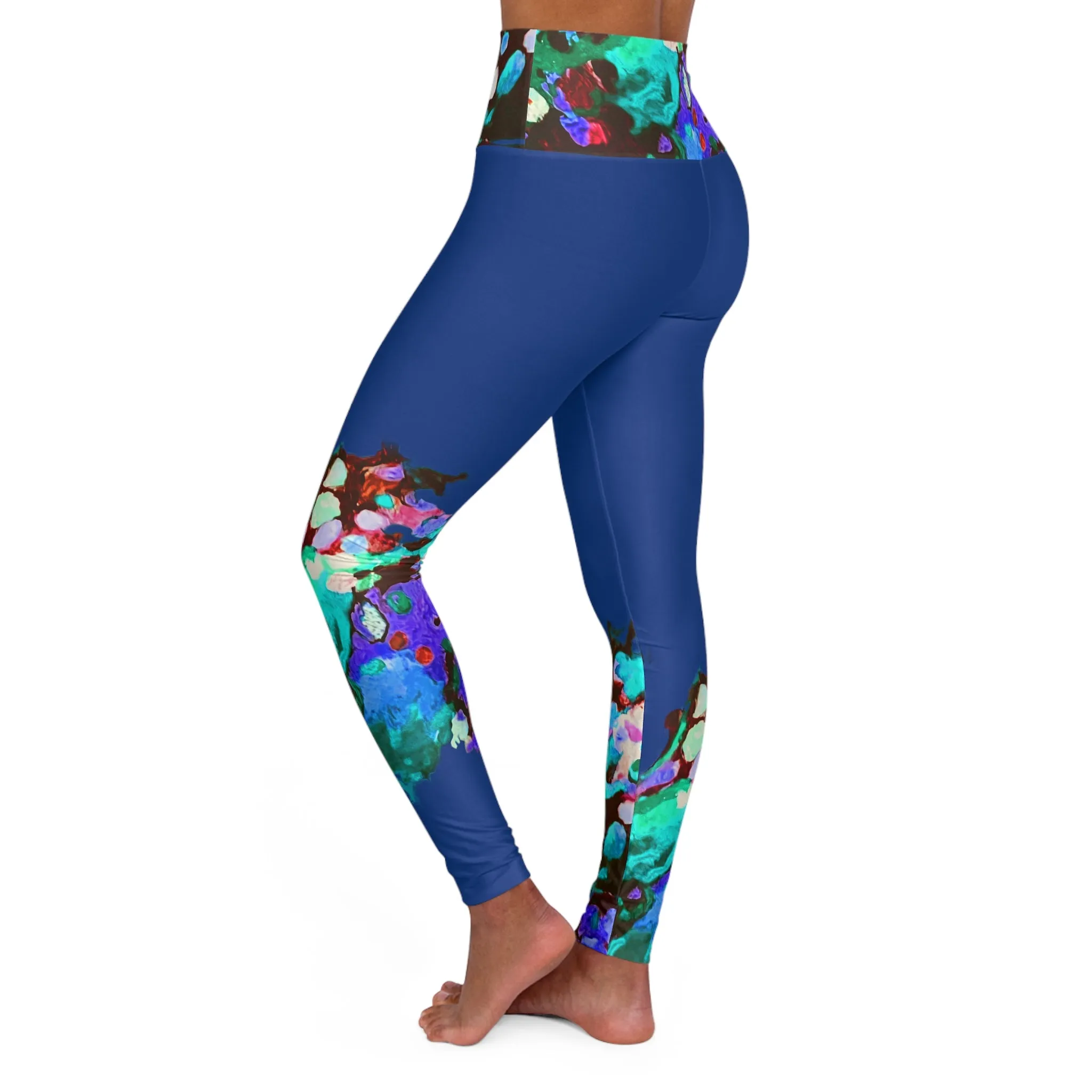 RAICES. High Waisted Yoga Leggings (AOP)