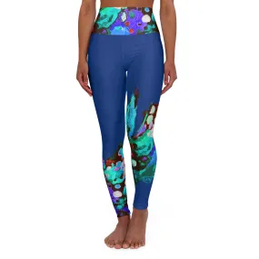 RAICES. High Waisted Yoga Leggings (AOP)