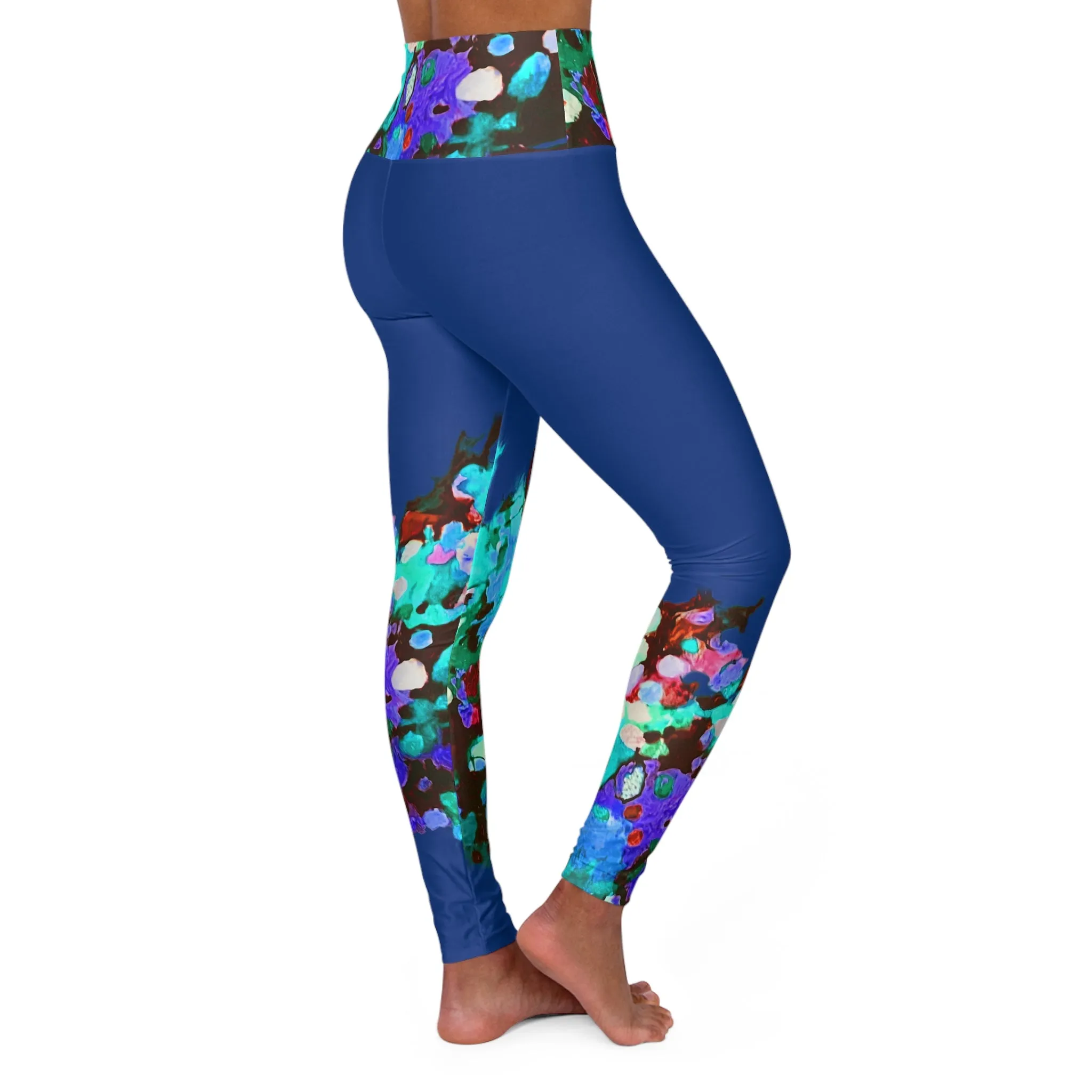 RAICES. High Waisted Yoga Leggings (AOP)