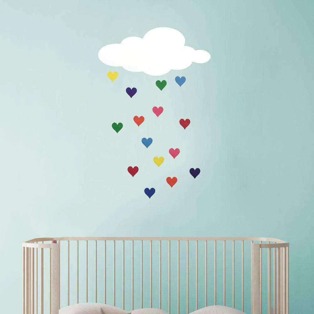 Raining Hearts - Cloud and Heart Stencil Set