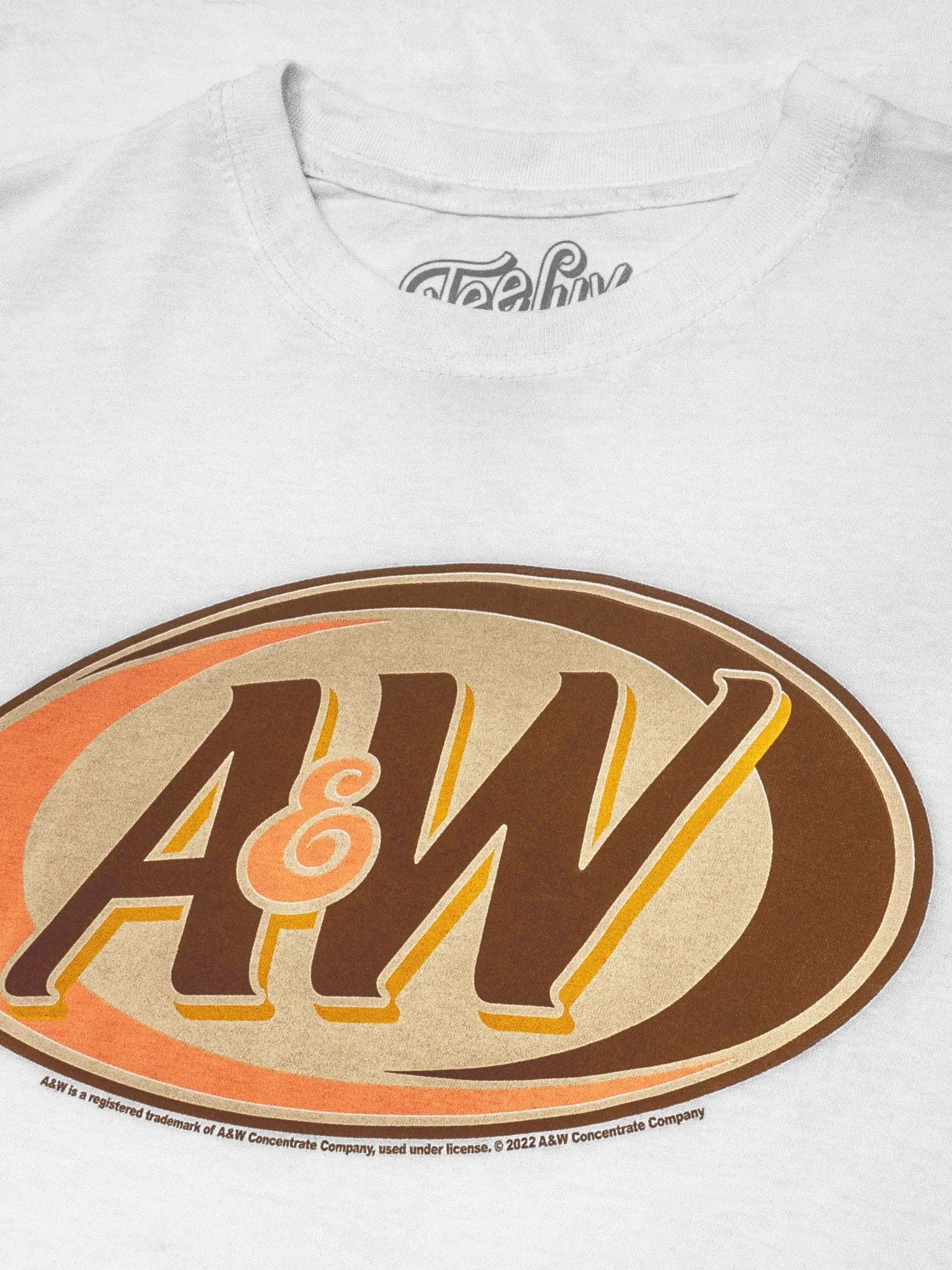 Retro A&W Root Beer Logo T-Shirt - White