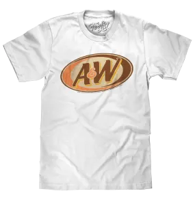 Retro A&W Root Beer Logo T-Shirt - White