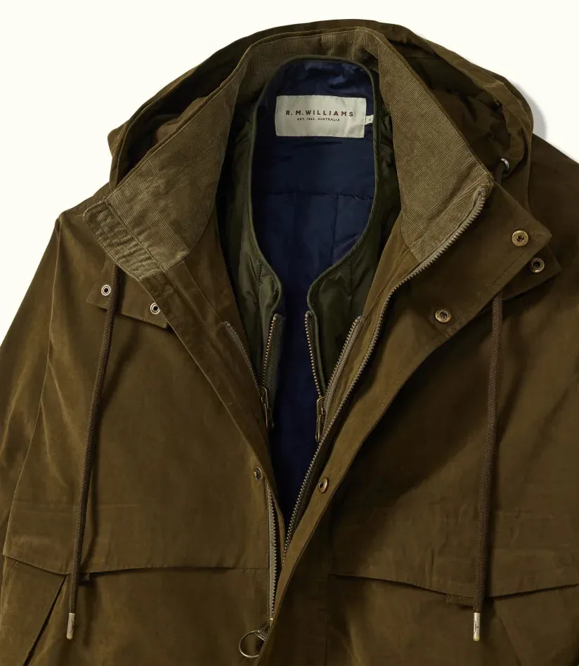 R.M.Williams - Range 2 in 1 Jacket - Olive