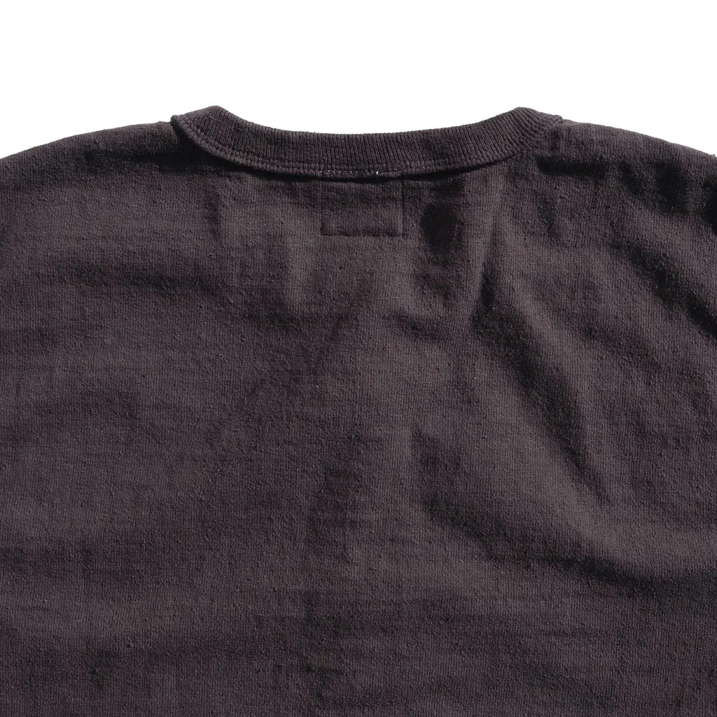 Samurai Jeans SJST-SC02 Organic Cotton Henley (Black)