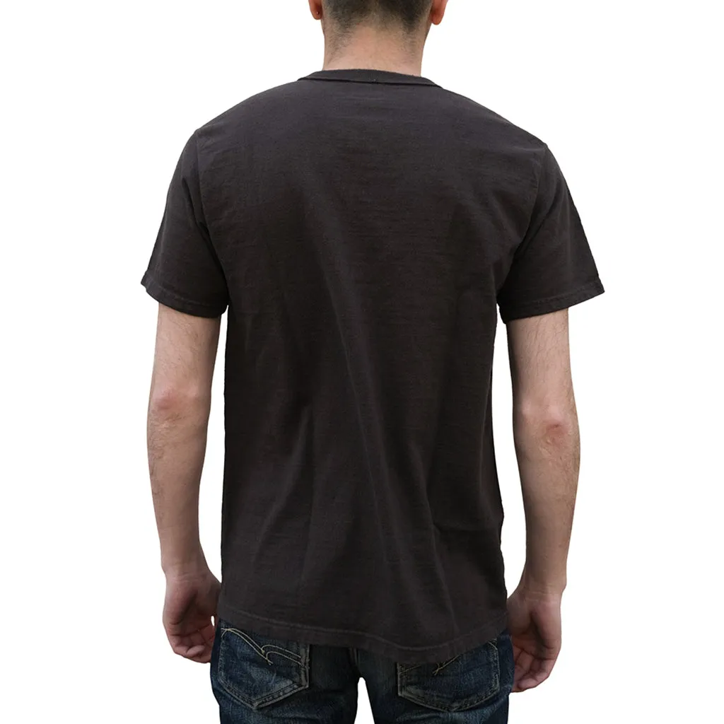 Samurai Jeans SJST-SC02 Organic Cotton Henley (Black)