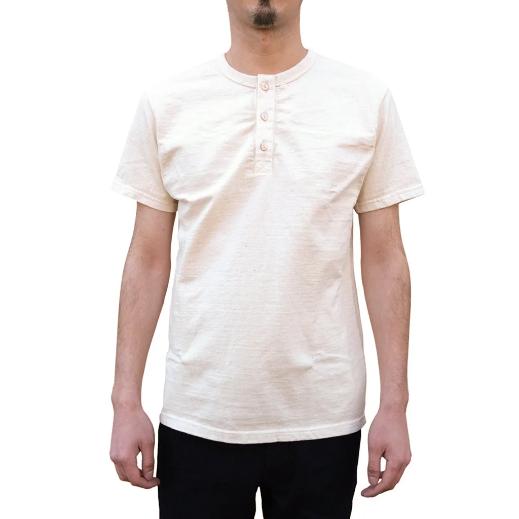 Samurai Jeans SJST-SC02 Organic Cotton Henley (Natural)