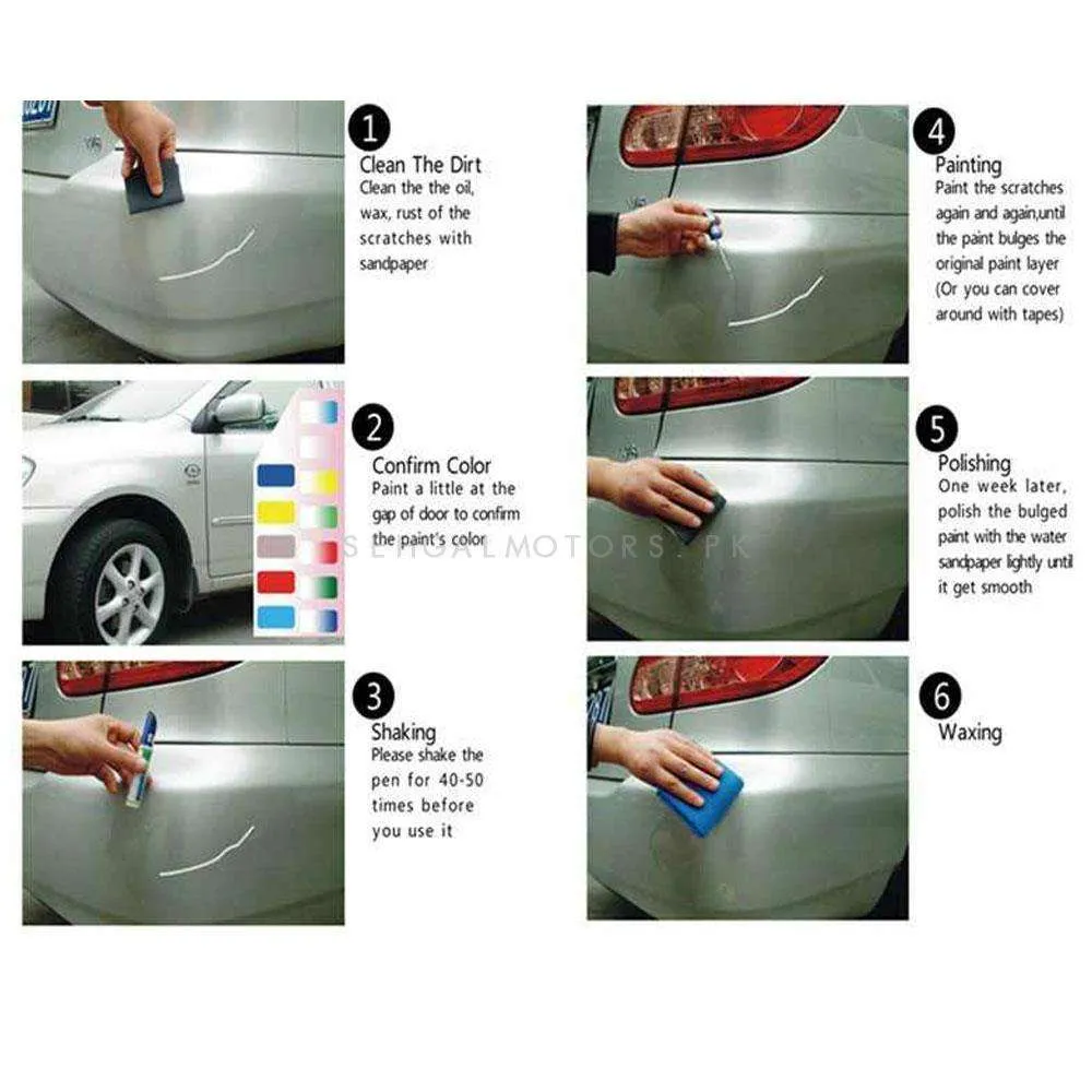 Scratch Filling Paint Color Pen Silver - Car Scratch & Paint Pen