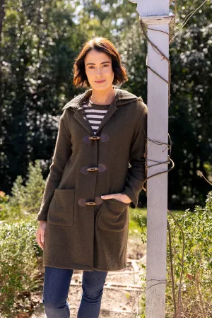 See Saw Boiled Wool Duffle Coat