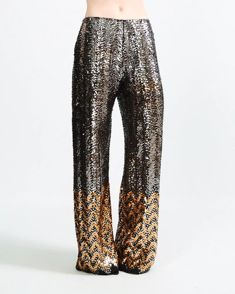 Sequin Wide Leg Pants