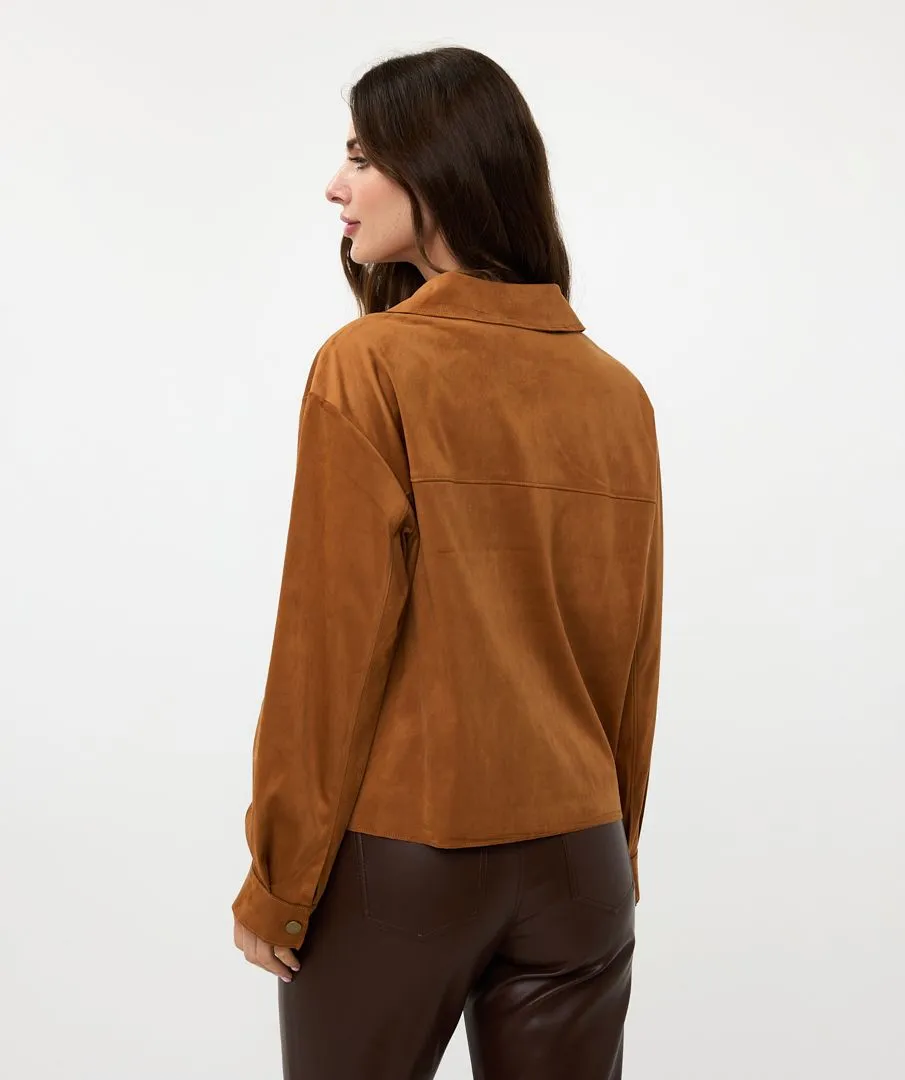 Shirt Suedine - Camel