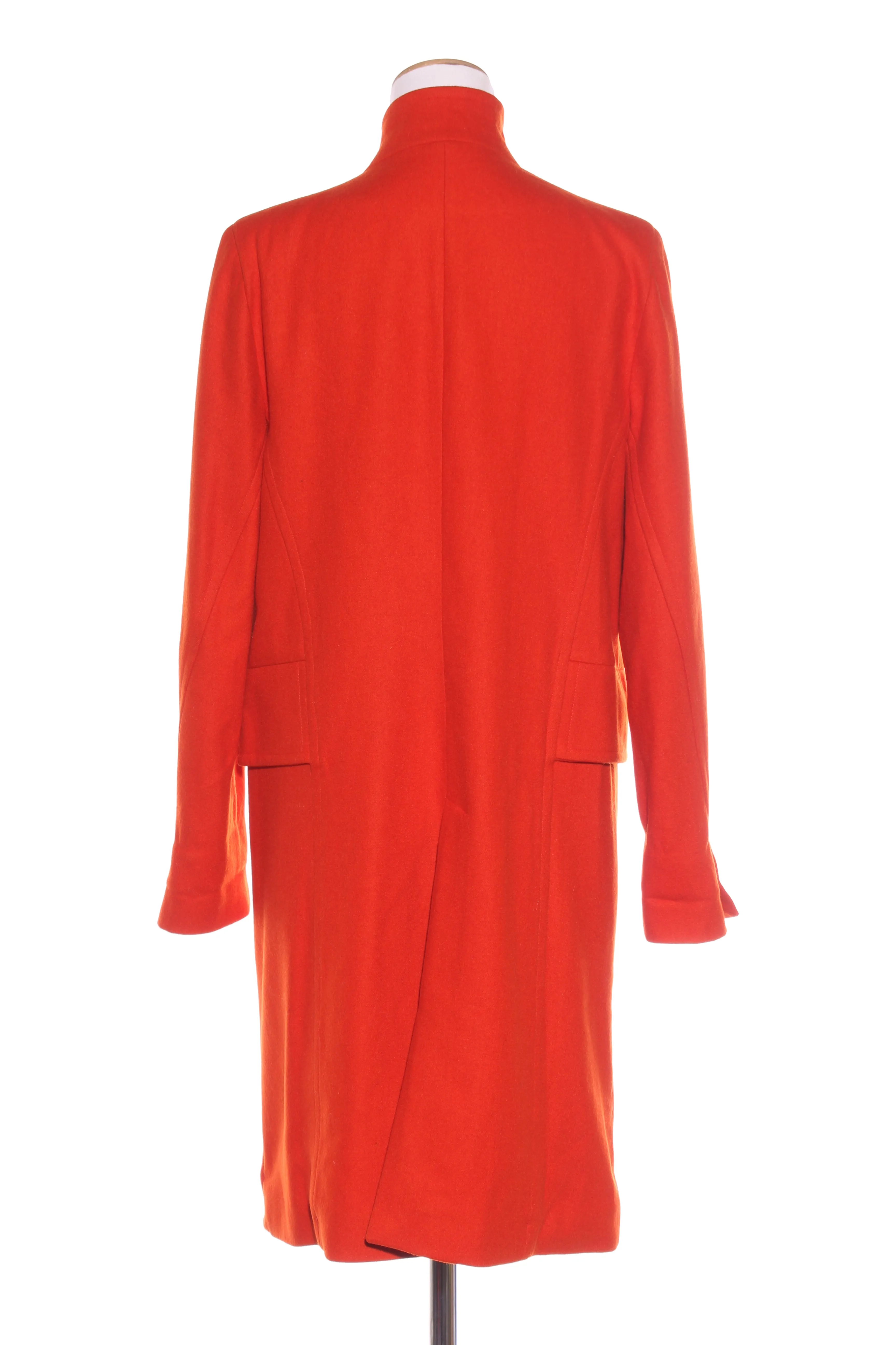 SILLS (LN) Long wool trench coat - Paprika! 12