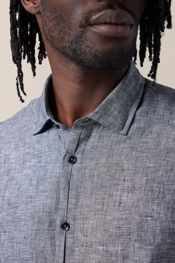 Sleek Shirt | Linen Chambray