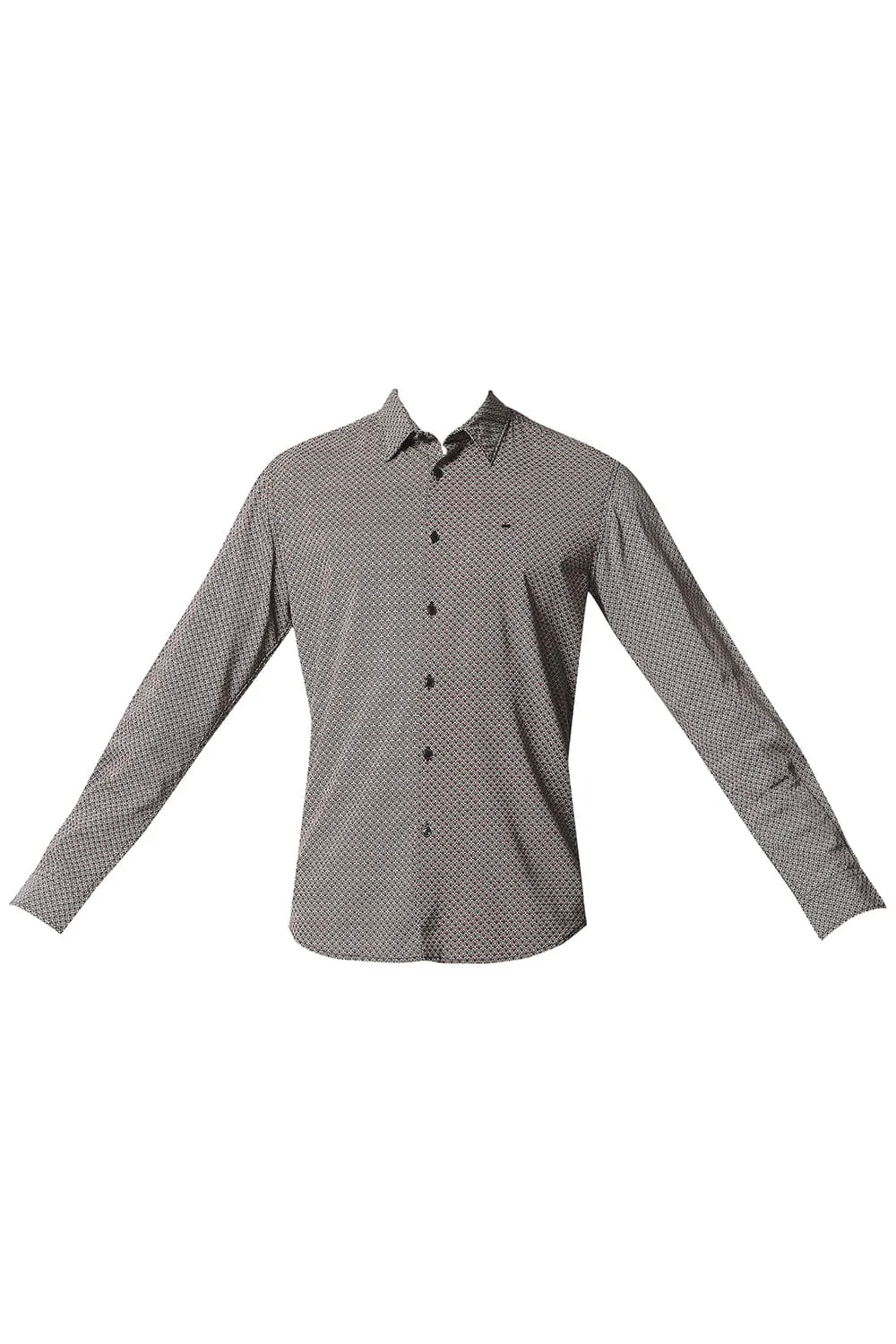 Slim Fit Cotton Viscose Printed Shirt