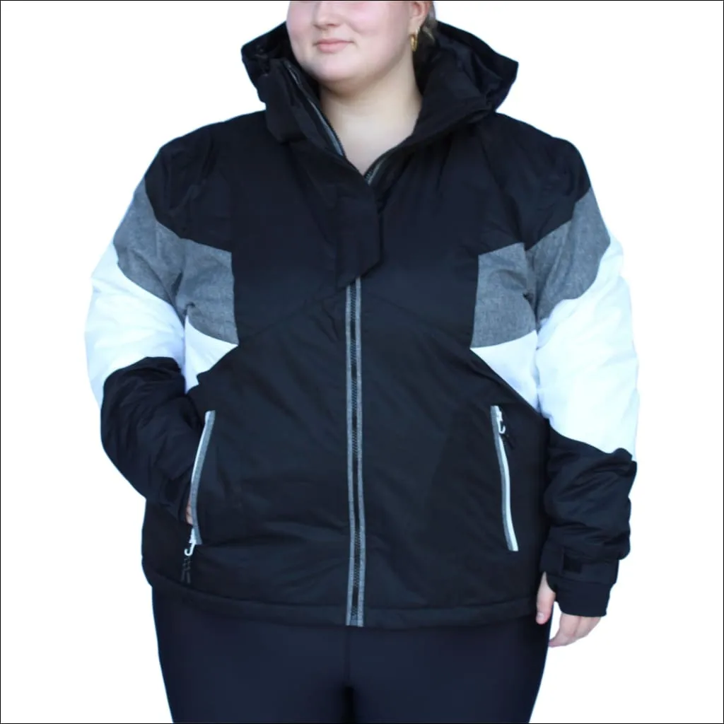 Snow Country Outerwear Women’s Plus Size Ski Jacket Coat 1X-6X Moonlight Insulated Winter