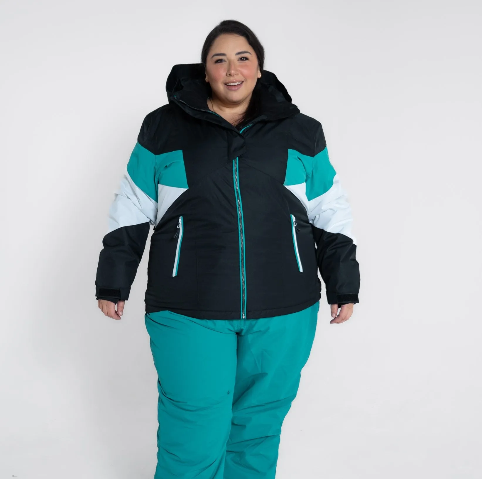 Snow Country Outerwear Women’s Plus Size Ski Jacket Coat 1X-6X Moonlight Insulated Winter