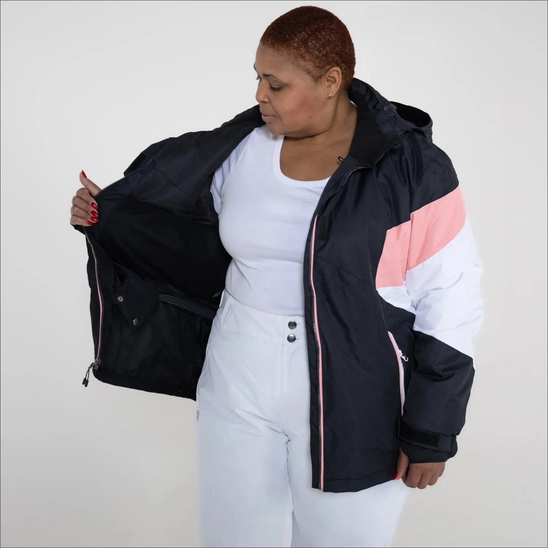 Snow Country Outerwear Women’s Plus Size Ski Jacket Coat 1X-6X Moonlight Insulated Winter