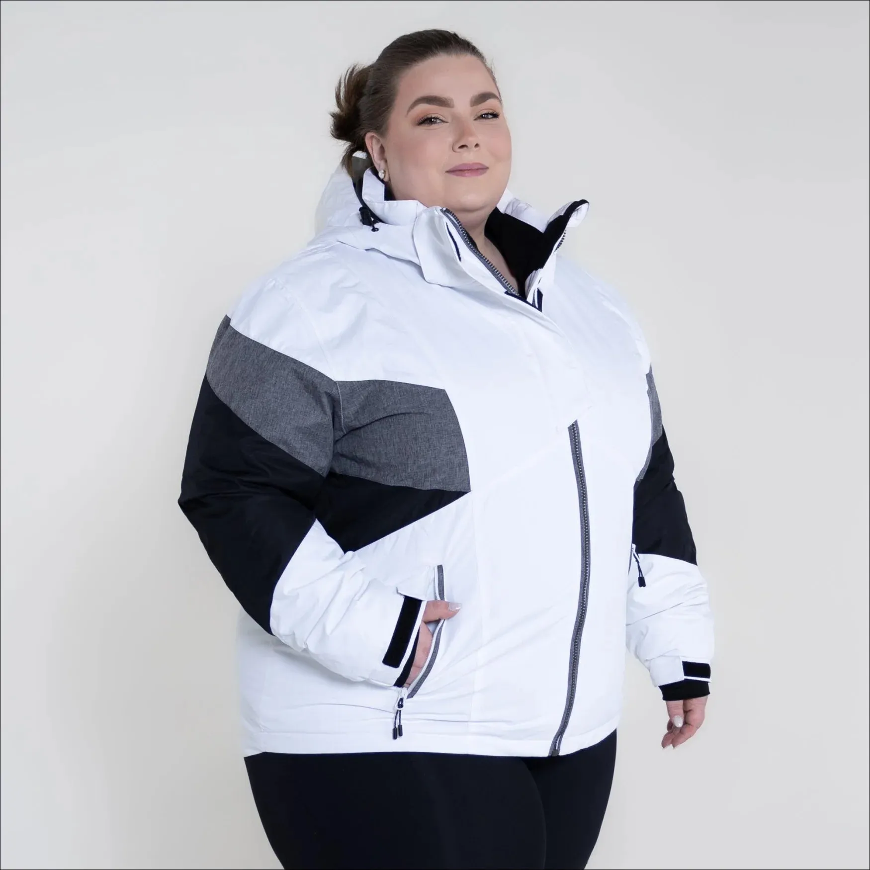 Snow Country Outerwear Women’s Plus Size Ski Jacket Coat 1X-6X Moonlight Insulated Winter