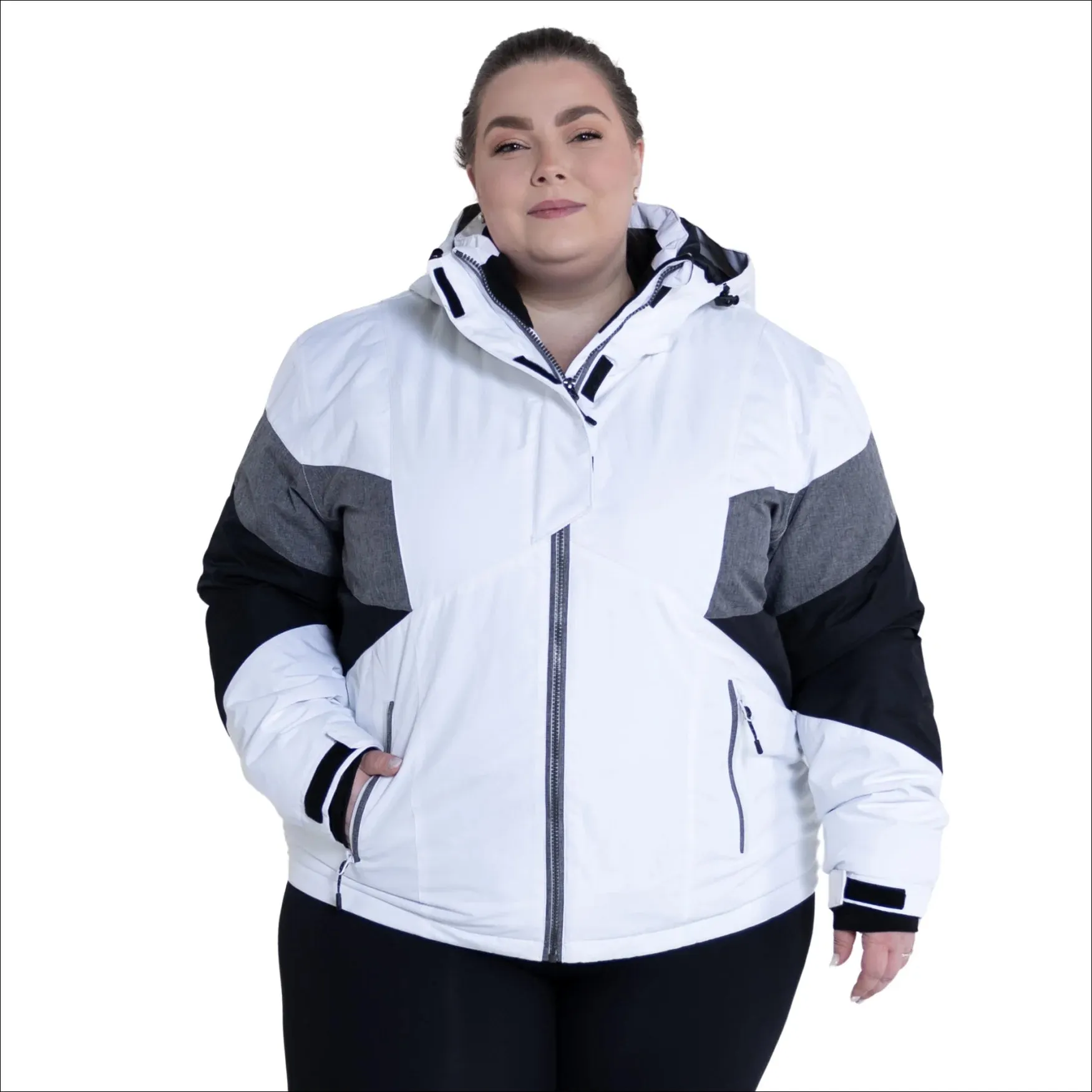 Snow Country Outerwear Women’s Plus Size Ski Jacket Coat 1X-6X Moonlight Insulated Winter