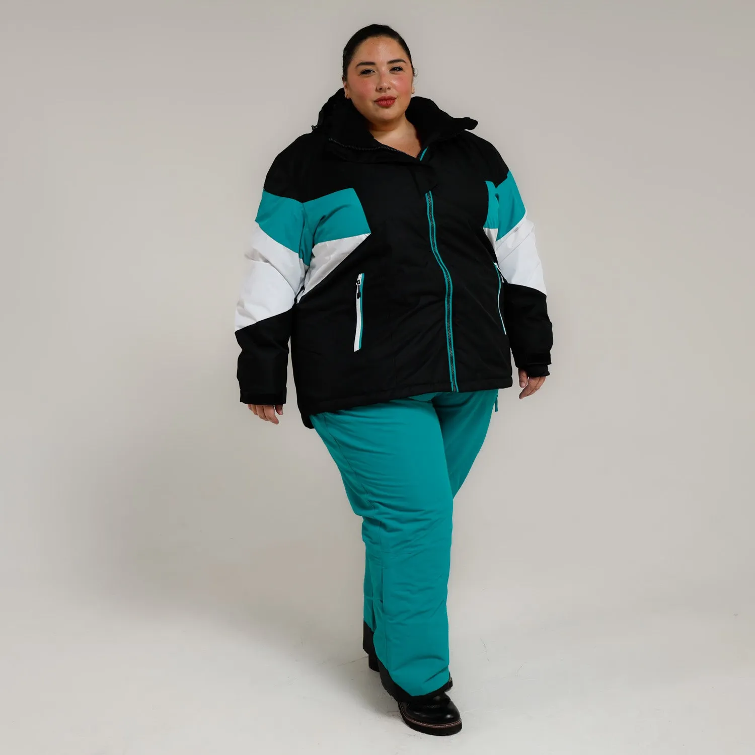 Snow Country Outerwear Women’s Plus Size Ski Jacket Coat 1X-6X Moonlight Insulated Winter