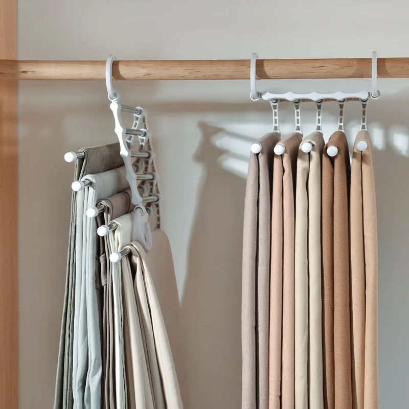 Space Saving Closet Organizer & Pant Rack