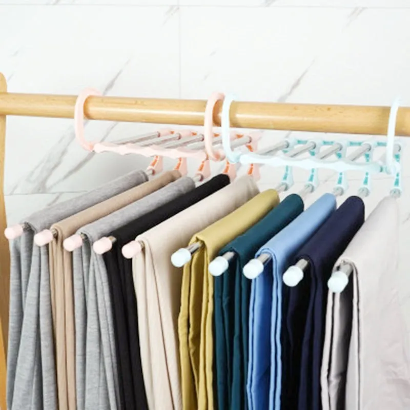 Space Saving Closet Organizer & Pant Rack