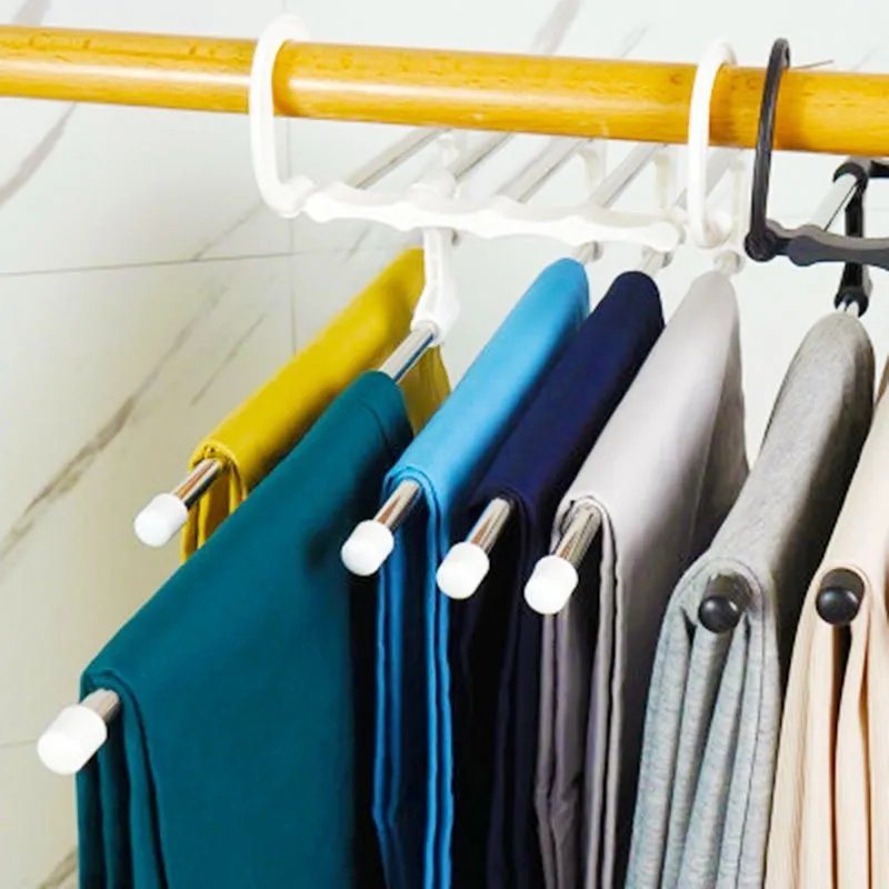 Space Saving Closet Organizer & Pant Rack