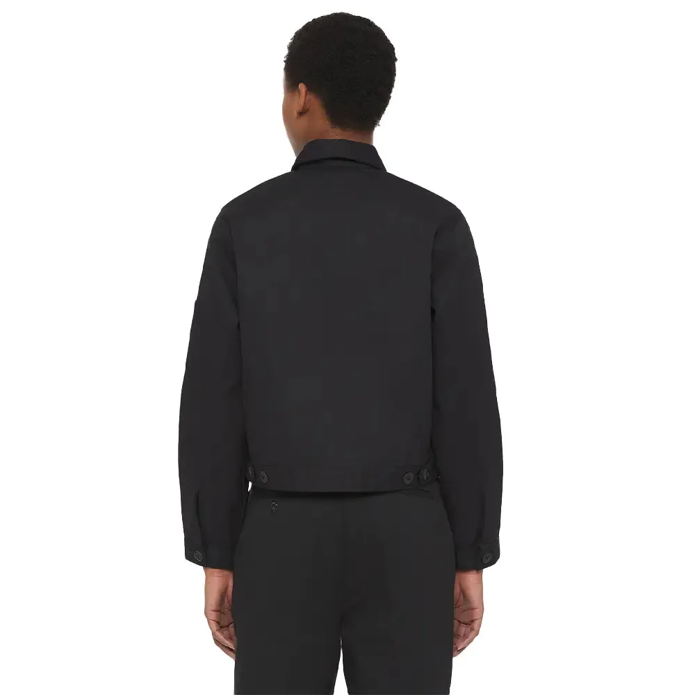 Ss24Dickies Unlined Cropped Eisenhower Jacket Rec Black