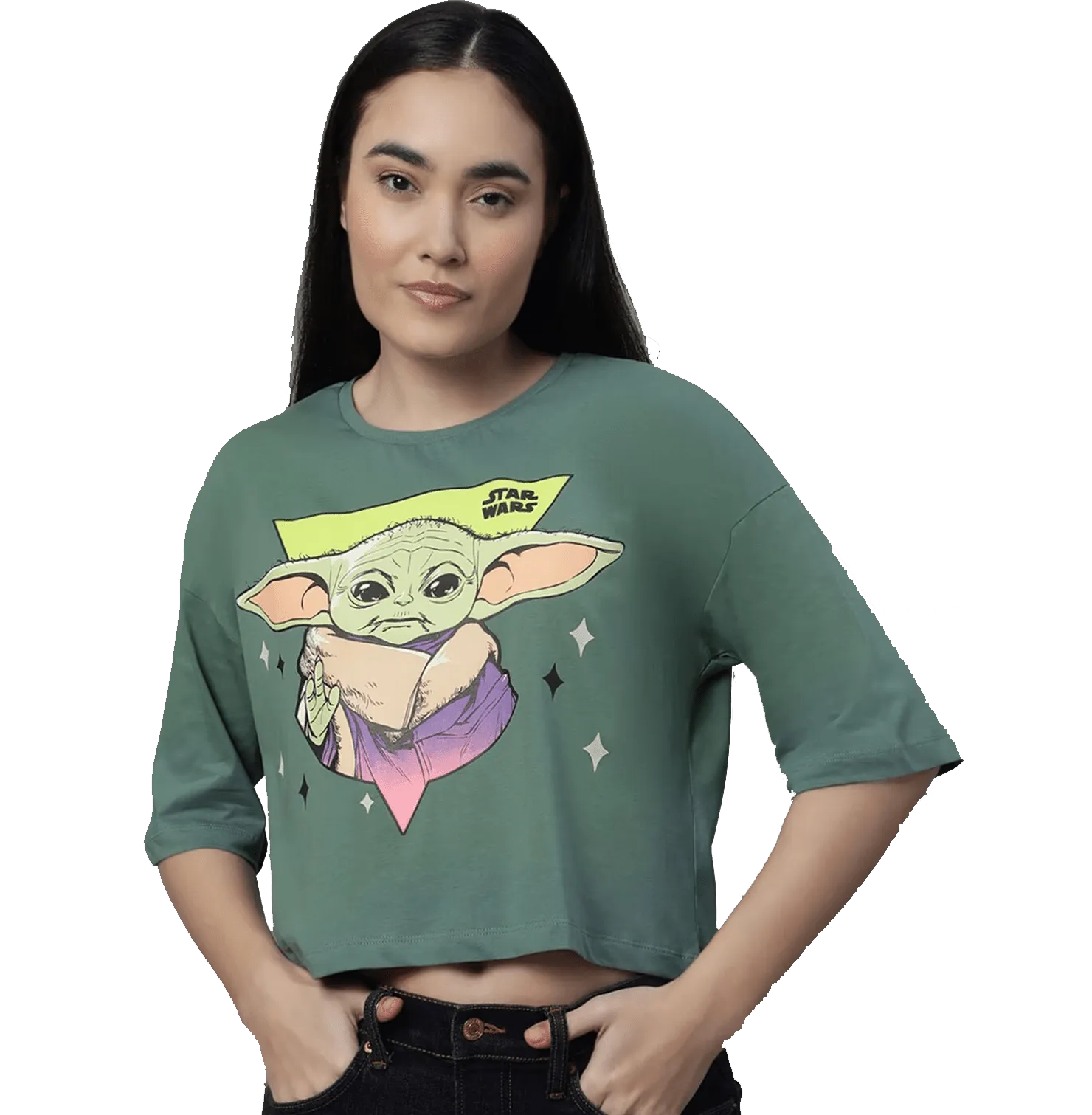 Star Wars 1017 Frosty Green Women T Shirt