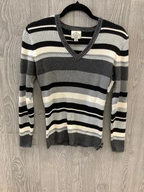 Striped Pattern Top Long Sleeve St Johns Bay, Size L