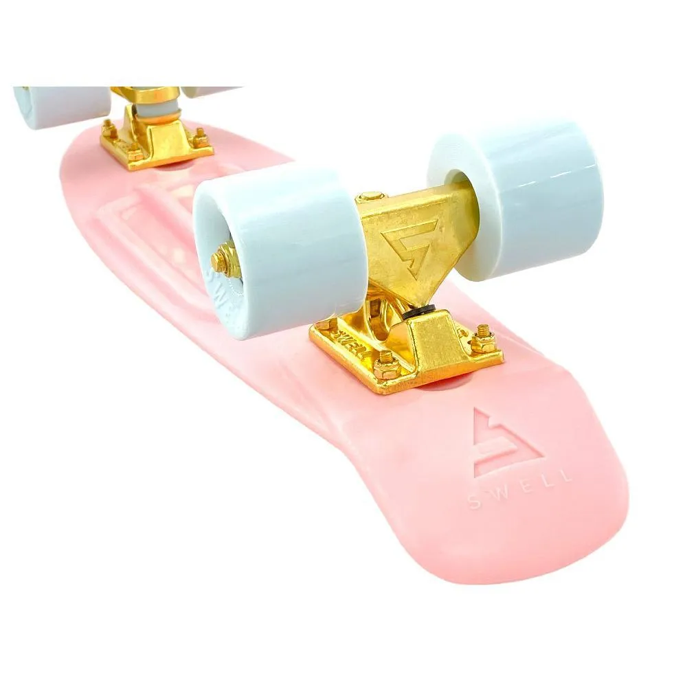 Swell 22" Complete Coral Pink Gold mini Skateboard