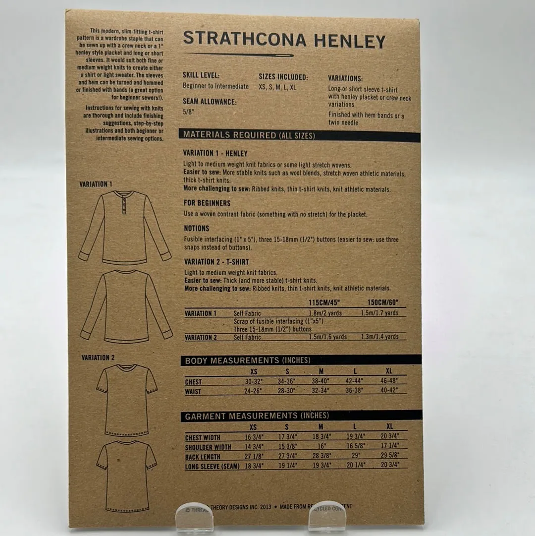 Thread Theory, Strathcona Henley Shirt (PXX0569)