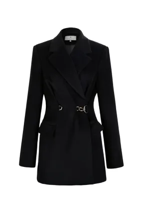 Trendy street beat wool coat