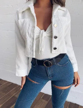 Trucker Jacket - White