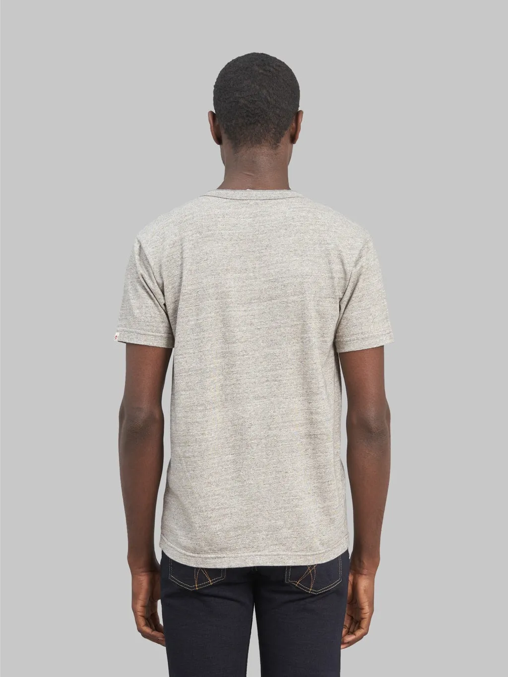 UES Ramayana Henley Neck T-Shirt Grey