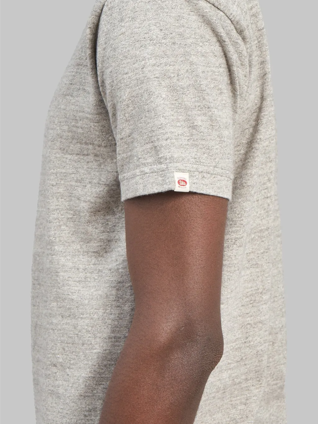 UES Ramayana Henley Neck T-Shirt Grey