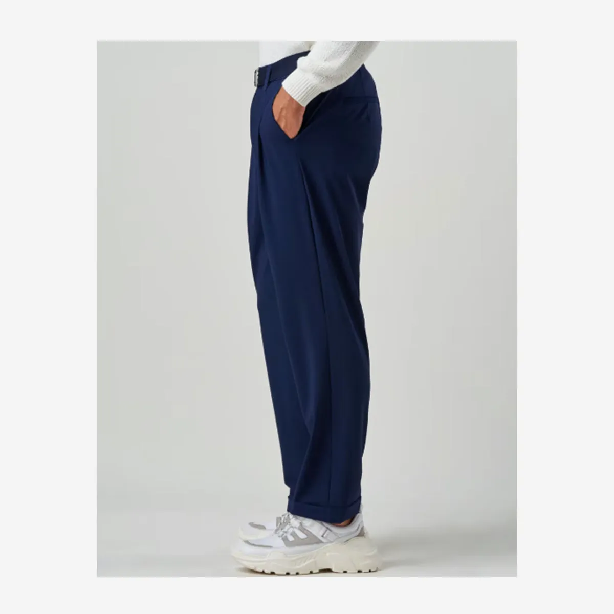 UNISEX COURAGE ROYAL BLUE PLEATED PANTS