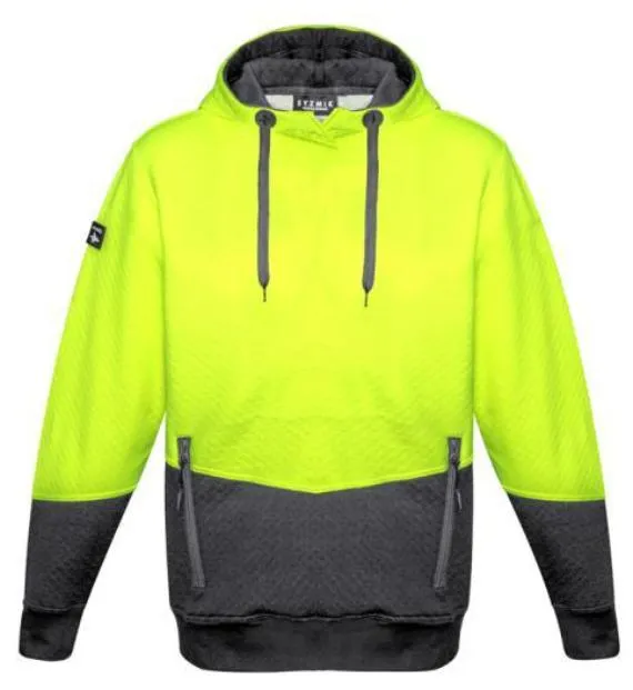 Unisex Hi Vis Textured Jacquard Hoodie