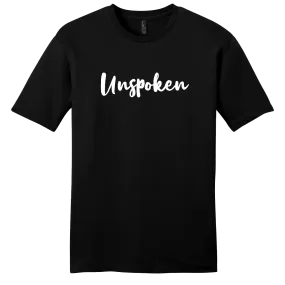 Unspoken Crew Neck Tee - Black